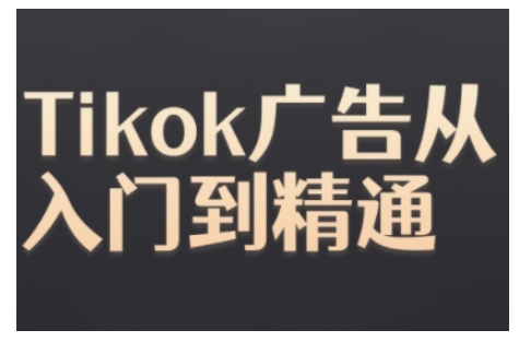 Tiktok Ads实操教程，Tiktok广告从入门到精通-北漠网络